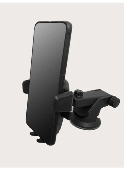 اشتري Car Phone Holder Mount  Adjustable Windshield and Dashboard Phone Mount for Car في الامارات