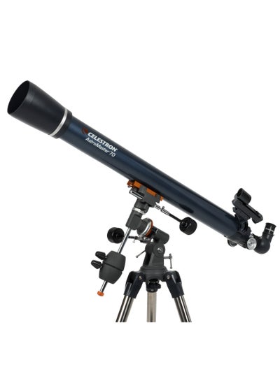 اشتري Celestron AstroMaster 70EQ Refractor Telescope في الامارات