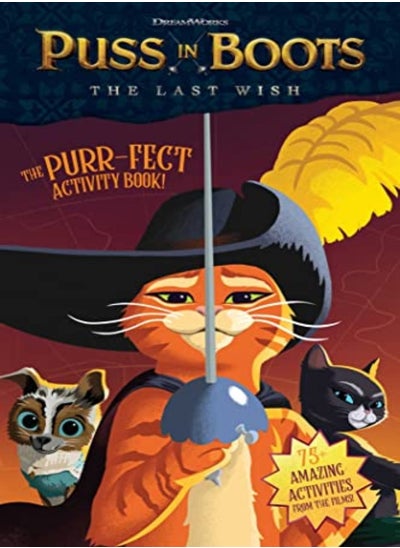 Buy Puss In Boots The Last Wish Purrfect Activity Book by Crawford, Terrance Paperback in UAE