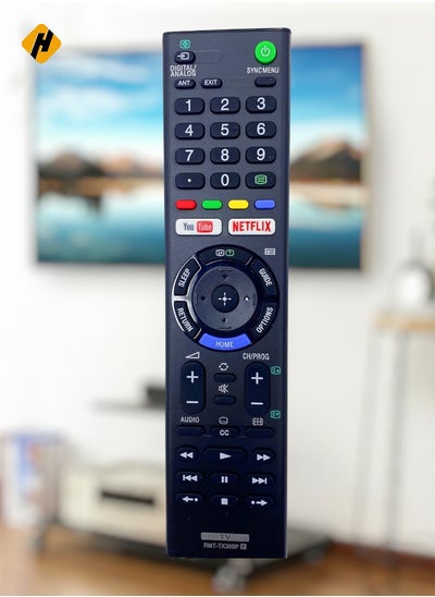 Buy RMT-TX300P TV Remote Control for Sony KD-55X7000F/ 55X7000G/ 60X6700E/ 65X7000E/ 65X7000F/ 65X7000G/ 70X6700E, KDL-32W660E, KDL-40W660E, KDL-43W660F, KDL-49W660E, KDL-50W660F in UAE