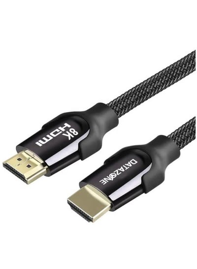 اشتري كابل HDMI 8K الإصدار 2.1 فائق الدقة عالي السرعة 48 جيجابت في الثانية 8K@60 هرتز HDMI فائق المتانة جديلة نايلون عالية القوة، لأجهزة PS5، PS4، الكمبيوتر الشخصي، الكمبيوتر المحمول، الكاميرا في السعودية