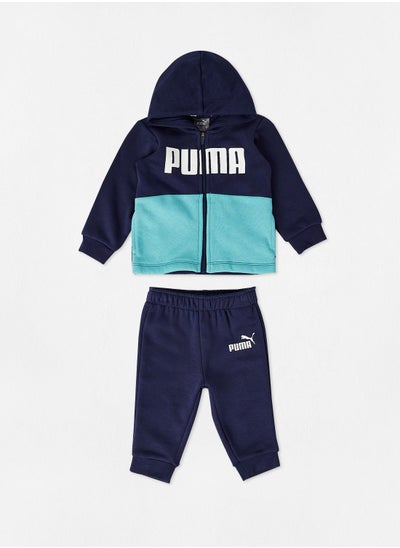 Buy Baby Unisex Minicats Colorblock Jogger Set in UAE