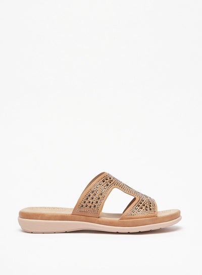 اشتري Embellished Slip-On Sandals في الامارات