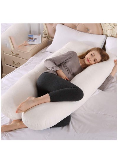 Buy Pregnancy Pillow, U Shape Maternity Pillow with Removable Cover, Full Body Pillow for Pregnant Women in Saudi Arabia