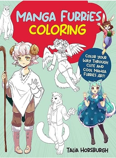 Buy Manga Furries Coloring by Talia Horsburgh Paperback in UAE