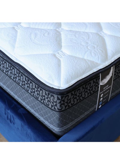 اشتري Sense Visco Gel Memory Foam Pocket Spring Mattress Plush Feel Double Mattress Ortho Medical Spine Balance For Pressure Relief L 200x120 32 cm Thickness Multi Color في الامارات