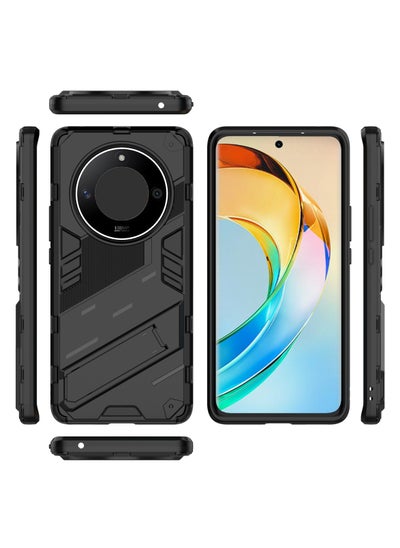 اشتري Phone Case for Honor X50/ Honor X9b 2in1 TPU+PC Dual Layer Combo Shockproof Ultra-Thin Protective Phone Back Cover with Kickstand في السعودية