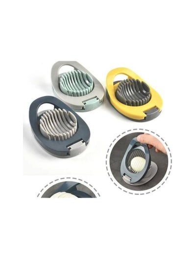 Buy Stainless steel egg slicer for cutting eggs into slices and cloves with ease. Available in yellow color IR in Egypt