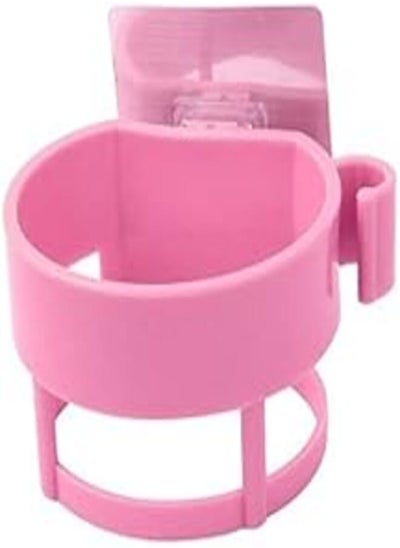 Buy CONNECTWIDE® Hair Dryer Holder-Wall Hanging Hair Dryer Hook Holder Rack, Wall Mounted Bathroom Blowdryer (1 Pc) (Pink) in Egypt