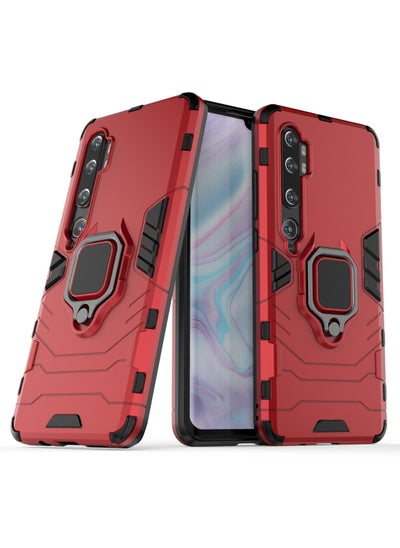 Buy GOLDEN MASK Compatible With Xiaomi Mi CC9 Pro/Mi Note 10/Mi Note 10 Pro Black Panther Back Cover (Red) in Egypt