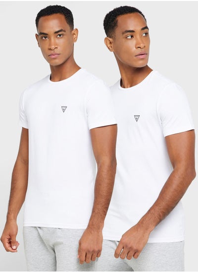 Buy 2 Pack Logo Crew Neck T-Shirt in Saudi Arabia