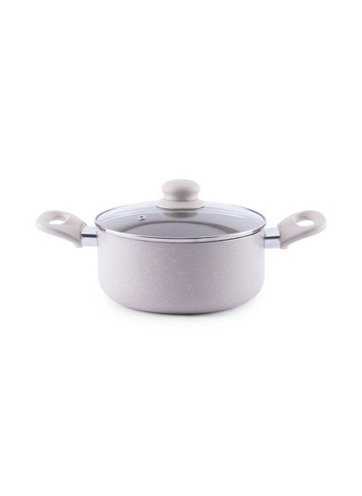 اشتري Wilson Cooking Pot With Lid Dia20cm - Cream في الامارات