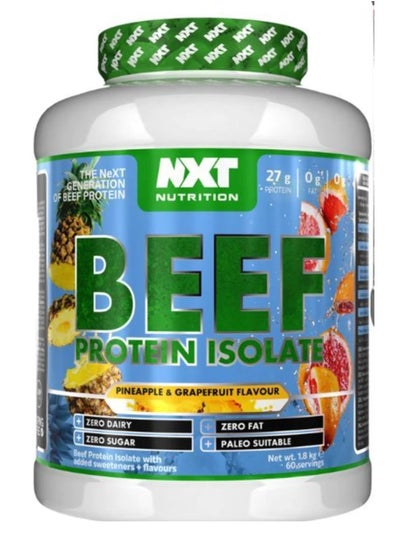 اشتري Beef Protein Isolate Zero Dairy Pineapple & Grapefruit 60 Servings 1800g في الامارات