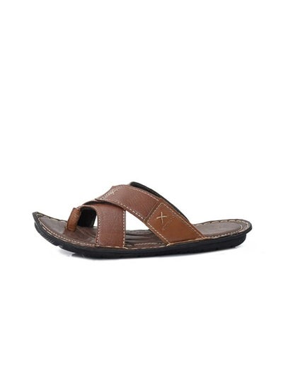 Buy Mens Sandals Genuine Leather Fishermen Beach Roman Arabic Sandals in UAE