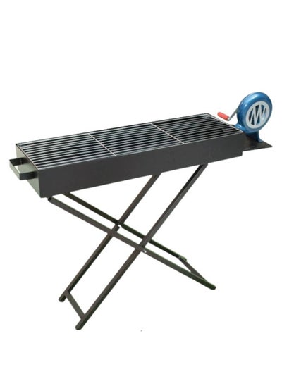 Buy Barbeque Grill Outdoor  BBQ Grill with Blower Fan 106cm X 25.5cm in UAE