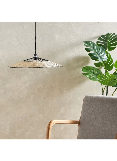 اشتري Elbe E27 Pendant Light with Paper Rope Shade 55.5 x 15 x 56 cm في السعودية