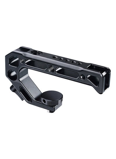 Buy UURig R008 Universal Camera Top Handle Handgrip with Cold Shoe Mounts 15mm Rod Clamp 3/8 Inch Screw Lock Adopt for ARRI Standard Locating Hole for Microphone Lights Monitor for Camera Rig Cage in Saudi Arabia