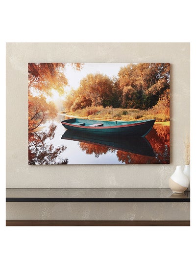 Buy Cera Boat Framed Picture 70 x 50 cm in Saudi Arabia