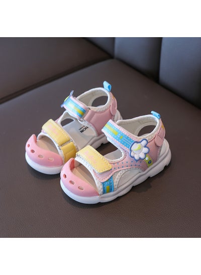 Buy 2024 Kids Sandals Soft Sole Princess Beach ShoesPink Pink in UAE