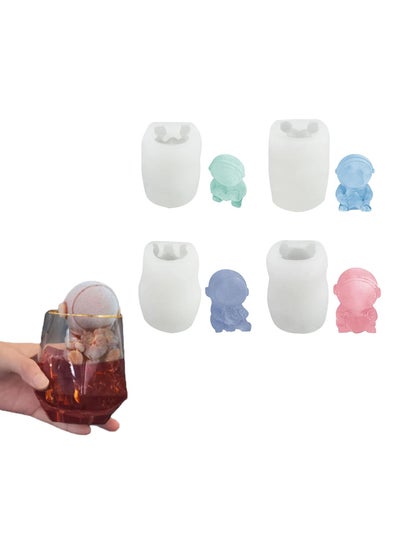 اشتري 4-Pcs Astronaut Ice Cube Mold في الامارات