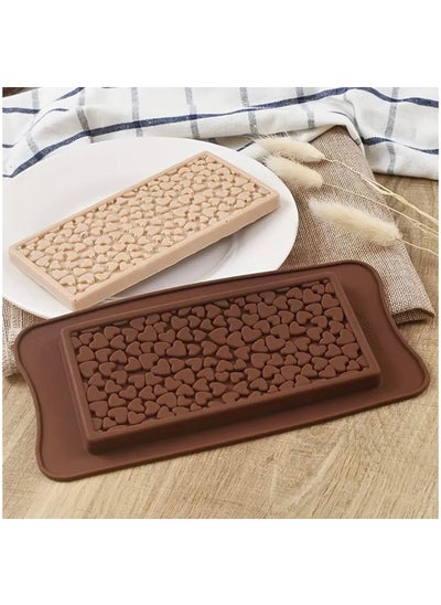 Buy 1pc Silicone Mold, Heart Shaped Chocolate Fondant Mold, Kitchen Handmade Candy Jelly Pudding Mold, Kitchen Accessories, Baking Tools in UAE