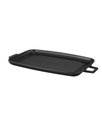 Buy LAVA Cast Iron Grill Fryer -2 Hands-Rectangular (29cm x 42cm) Turkish Made in Egypt