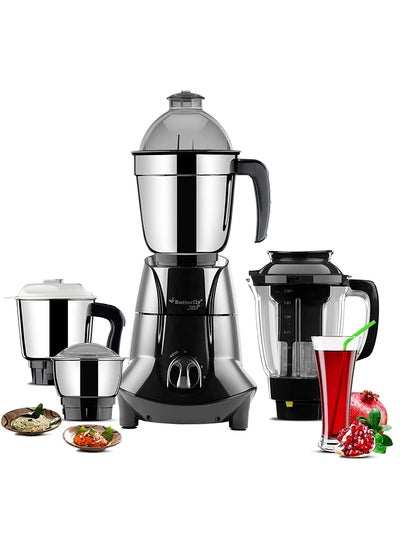 Buy Butterfly Jet  Mixer Grinder, 750W, 4 Jars (Grey) in UAE