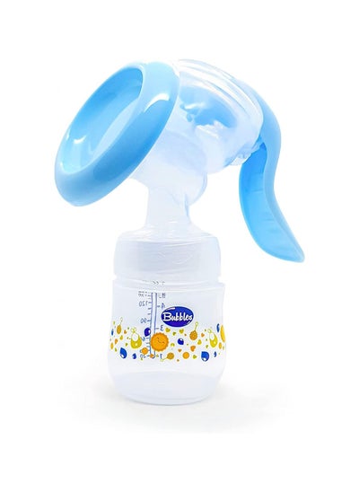 Buy Bubbles Manual Breast Pump Light Blue-White in Egypt