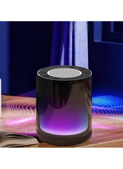 Buy New Portable Bluetooth 5.3 Speaker, with Lights Colorful Bluetooth Speaker with Stereo Sound, Bluetooth Speaker with Stable Connection, Multifunctional Bluetooth Speaker for Home Use in UAE