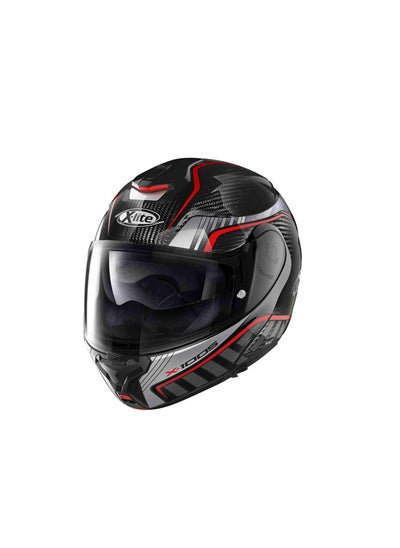 Buy Nolan X-1005UL[17] Ultra Carbon Cheyenne 17 N-Com Motorcycle Flip-Up Helmet Medium in UAE