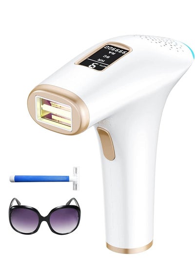Buy IPL Hair Removal Device 9 Levels and 999,900 Flashes Permanent Painless Home Laser Hair Removal for Women and Men in UAE