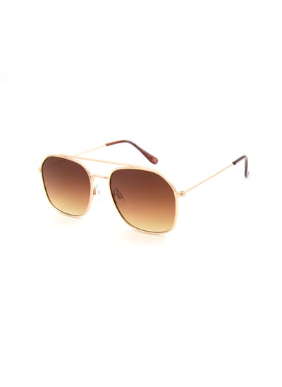 اشتري Women's UV Protection Sunglasses EE24M128-3 - Gold/Brown في الامارات