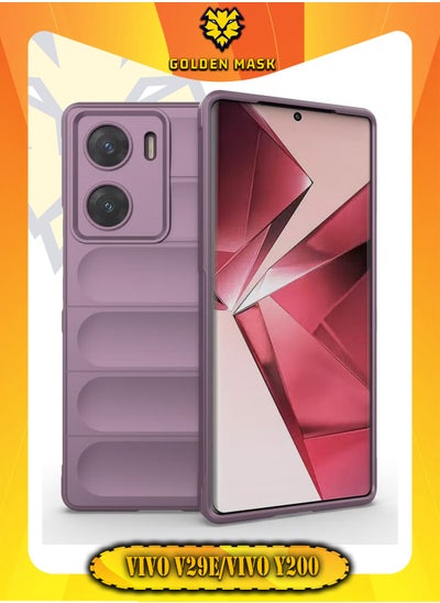 Buy GOLDEN MASK Compatible With Vivo V29E/Vivo Y200 Magic Case ShockProof (Purple) in Egypt