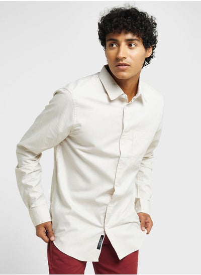 Buy Thomas Scott Spread Collar Classic Slim Fit Pure Cotton Casual Shirt in UAE