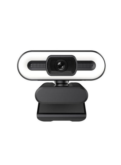 اشتري 2K HD Webcam, Streaming Computer Web Camera with Wide View Angle, Convenient Multi-purpose USB Computer Camera, Pc Webcam for Video Calling Recording, (B10-2K HD with Fill Light-Auto Focus) في الامارات