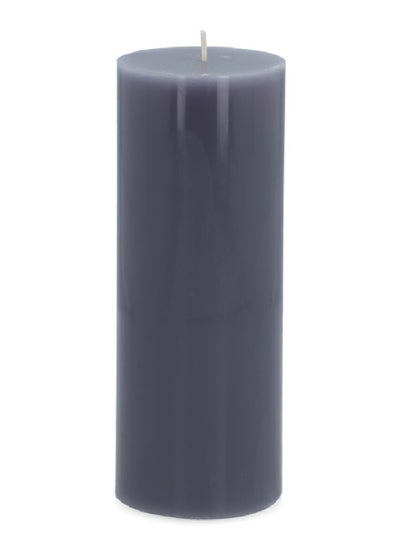 Buy Home Fragrance Collection Mission Fig Scented Pillar Candle Black 20 cm in Saudi Arabia