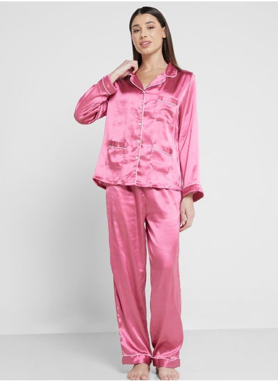 اشتري Satin Pyjama Pant Set في الامارات