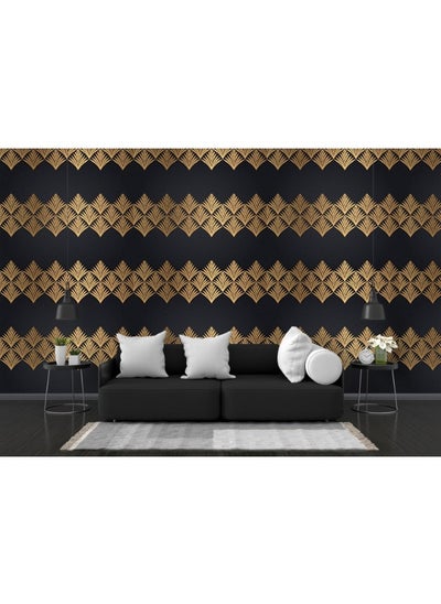 اشتري Art Deco Seamless Pattern Geometric Fabric Wallpaper Covers An Area ​​Up To 4.2Mx3M With Adhesive And Smoothing Tool في مصر