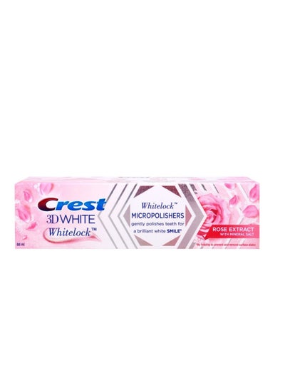 Buy 3D White Whitelock Micropolishers Rose Extract With Mineral Salt Toothpaste in Saudi Arabia