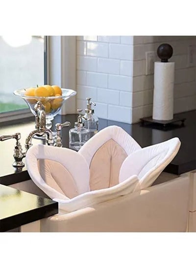 Buy Incredible Soft Washable Flower Lotus Design Baby Bath Towel for Newborn in Saudi Arabia