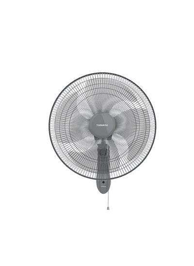 Buy TORNADO Wall Fan 16 Inch, 4 Blades, Grey TWF-16G in Egypt