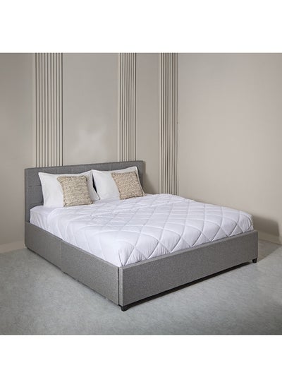 Buy Oakland Duncan King Upholstered Bed with 4 Drawers 215 x 100 x 186 cm in Saudi Arabia