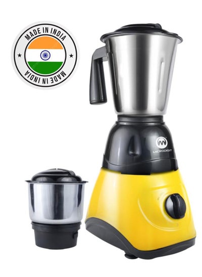 Buy 2 In-1 Blender, 18000 RPM Turbo Motor, Durable ABS Body, Stainless Steel Blade And Jars, 3 Speeds + Pulse, Perfect For Dry And Wet Fine Grinding, Mixing And Juicing Made In India 1.2 L 550 W MH851MG W in Saudi Arabia