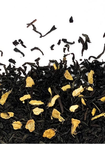 Buy Black Tea Ginger Twist Strong Loose Leaf Breakfast Invigorating Aroma in UAE