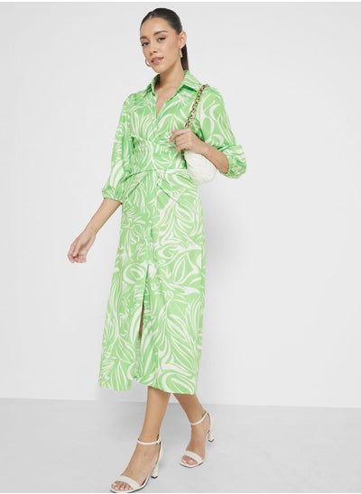 Buy Printed Wrap Dress in UAE