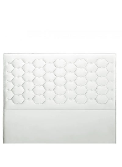 Buy H173 | Velvet headboard - White in Saudi Arabia