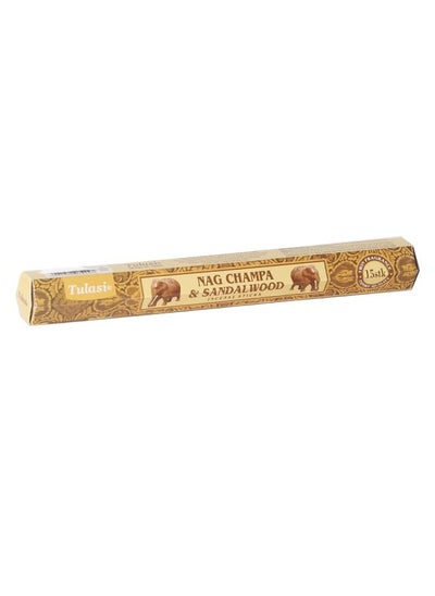 Buy Nag Champa & Sandalwood 15g Agarbathi Incense in UAE