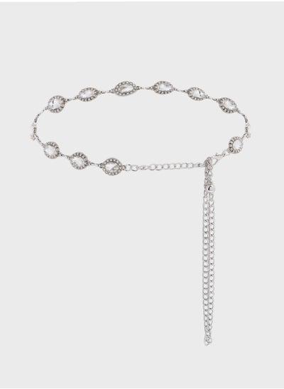 Buy Stone Detail Chain Belt in Saudi Arabia