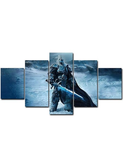 Buy Lich King World of Warcraft Poster HD 5 Pieces Game Canvas Wall Art Living Room Home Decor Boy Gift (Unframed) in Saudi Arabia