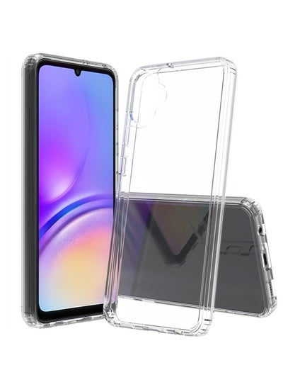 اشتري Samsung Galaxy A05 TPU Soft Corner Ultra Slim Clear Case Shockproof Anti Fingerprint Transparent Protective Back Cover في السعودية